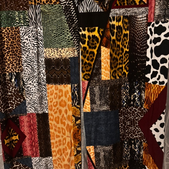 Unbreak. IT Made in Italy Janina Animal Print Maxi Dress Sz X-Large NWT - Picture 9 of 11